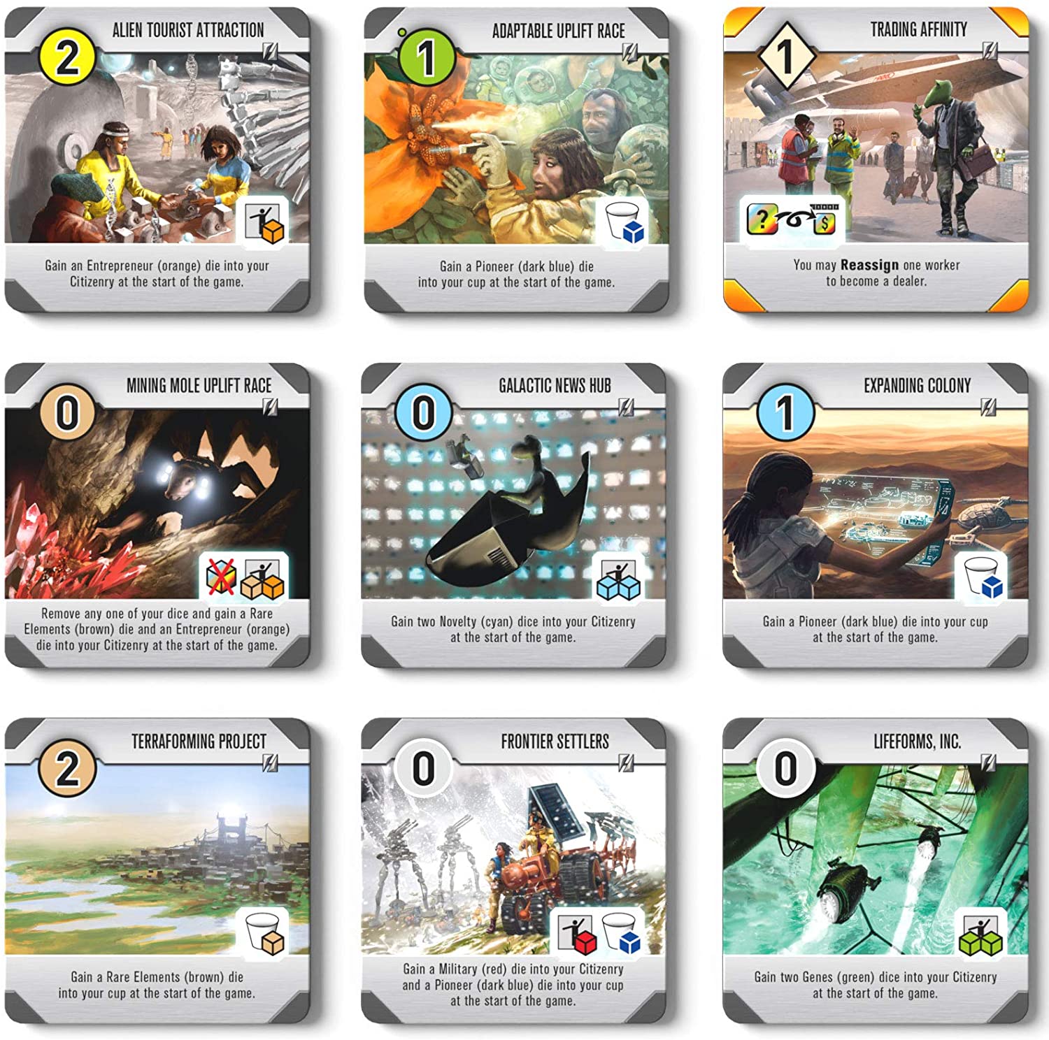 Roll for the Galaxy : Rivalry Expansion